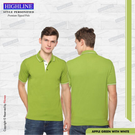 Apple Green With White T-shirt